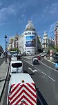 Met sirene in druk Madrid