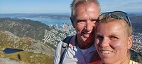 Boven bij Ulriken
