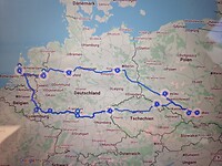 De afgelegde route