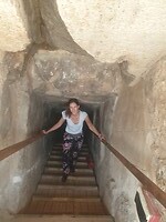 Tunnel in de geknikte piramide
