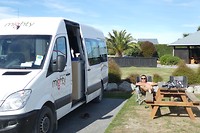 Lekker in het zonnetje op de camping