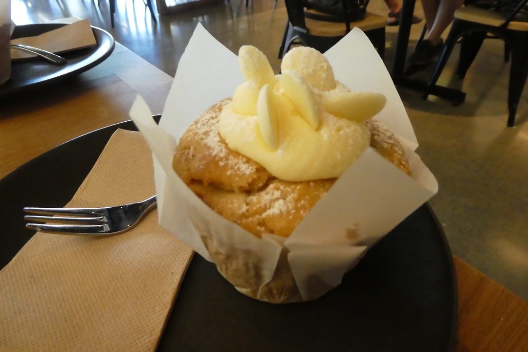 Een grote muffin