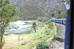 Trein naar Aguas Calientes