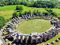 Amfitheater Romeinse ruïnes 300 v Chr