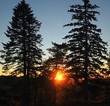 Ondergaande zon