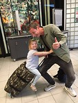 Joepie, papa is terug!