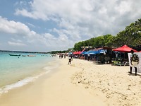 La playa blanca!