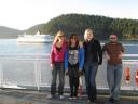 Op de boot naar Vancouver