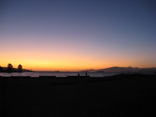 sunset vancouver