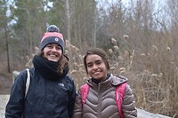 Met Cristina tijdens de hike