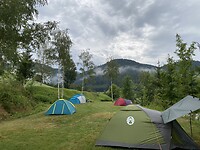 Trots op onze tent!