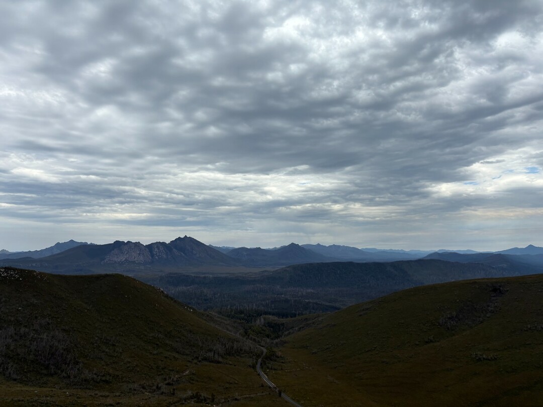 Uitzicht Mount Field National Park