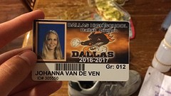 Mijn schoolpas. (waarom Johanna hahah!?)