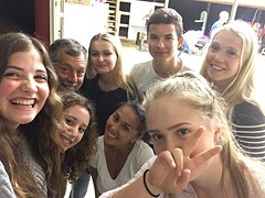 Game night met de andere exchange studenten.