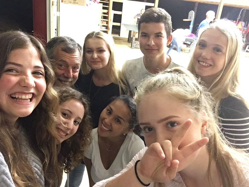 Game night met de andere exchange studenten.
