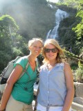 Samen met Sophie bij de Silver Waterfall
