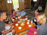 Lunch met de H'mong vrouwen