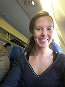 Vliegtuigselfie