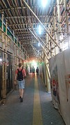 Steigerconstructie van bamboe