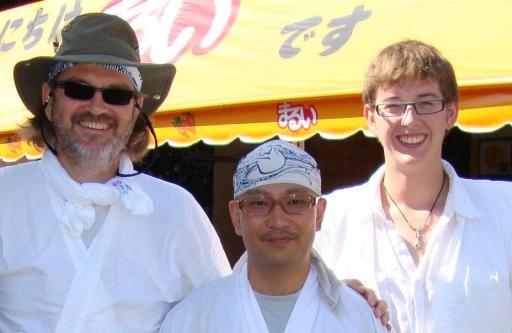 two crazy guys and a monk