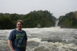Aart bij de Murchison Falls in de Nijl