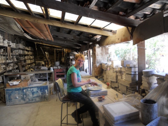 In de fabriek