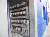 gas en licht meter buiten aan de gevel.