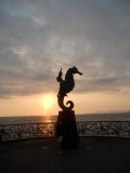 standbeeld aan de boulevard  Puerto Vallarta