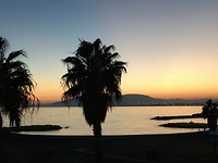 Malaga; zonsondergang 8