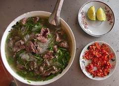 Het voedsel van Vietnam "pho" .
