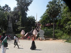 Het voorplein van Wat Phnom