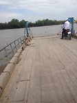 Vandaag 2 takken van de Mekong met een klein pontje overgestoken.