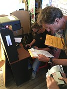 De papierwinkel bij de grensovergang