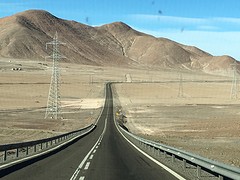 Ruta 5, door de Atacama woestijn