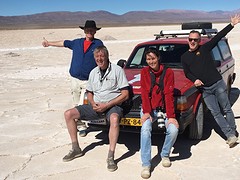The crew, Walter, Damiaan, Geja en Johan, team 1
