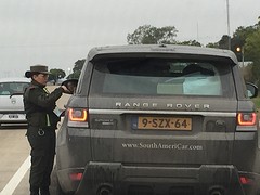 Politiecontrole onderweg