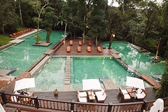 Zwembaden bij ons hotel in Pt. Iguazú