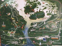 Overzichtskaart Iguazú