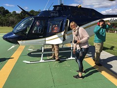 Met de helicopter mee voor een vlucht van 10 minuten
