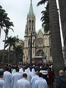 De gotische kathedraal op Praca da Sé