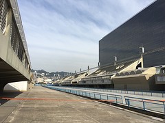 Het stadion van de carnavalsoptochten