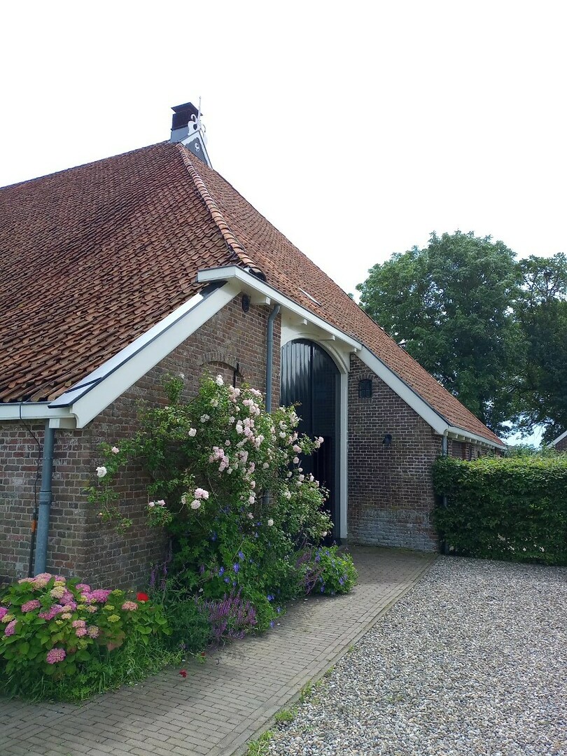 Boerderij met rozen