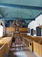 Binnenkant kerk Blessum