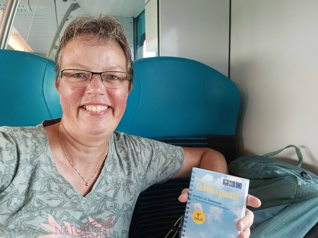 In de trein