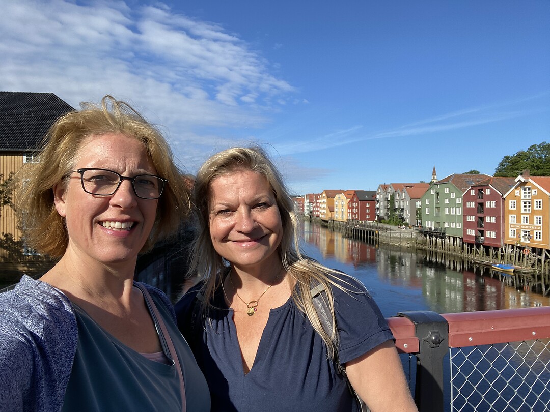 Op de rode brug