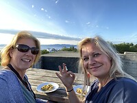 Eersterangs uitzicht over Trondheim vanaf het fort