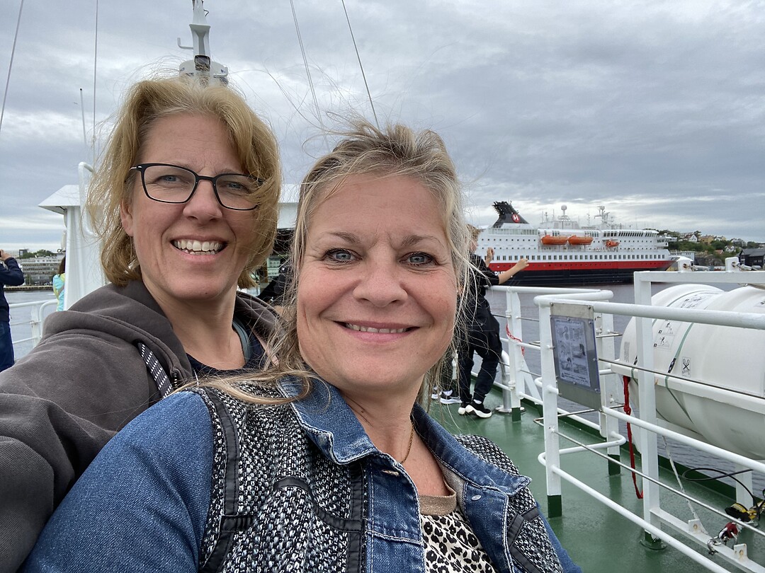 Op de pendelboot in Kristiansund