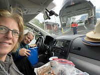 Ontbijt in de camper