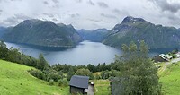 Uitzichtpunt over de fjorden