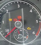 Oei, lampjes op het Dashboard